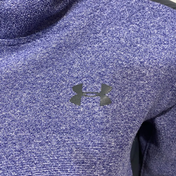 LIKE NEW – WOMEN’S “UNDER ARMOUR” COLD GEAR TURTLENECK HOODED FLEECE PULLOVER - Picture 4 of 13